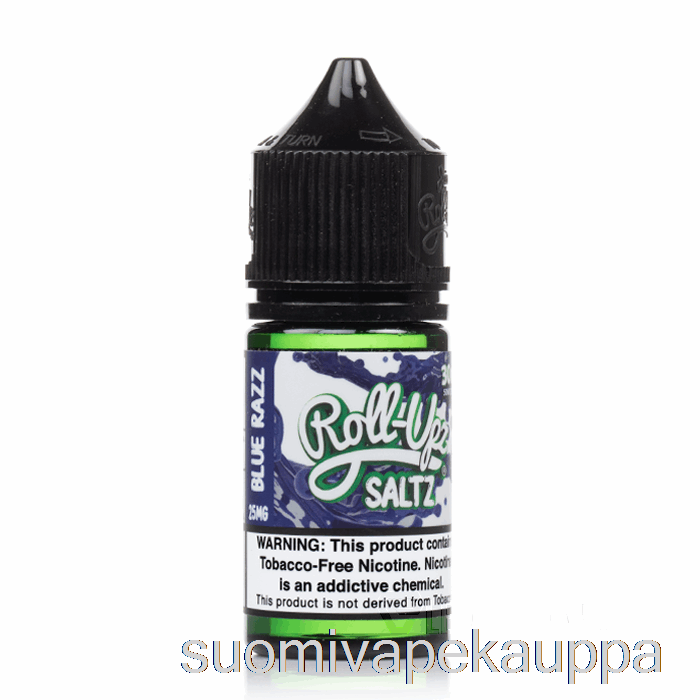 Vape Suomi Sininen Vadelma - Mehu Roll-upz Suola - 30ml 25mg